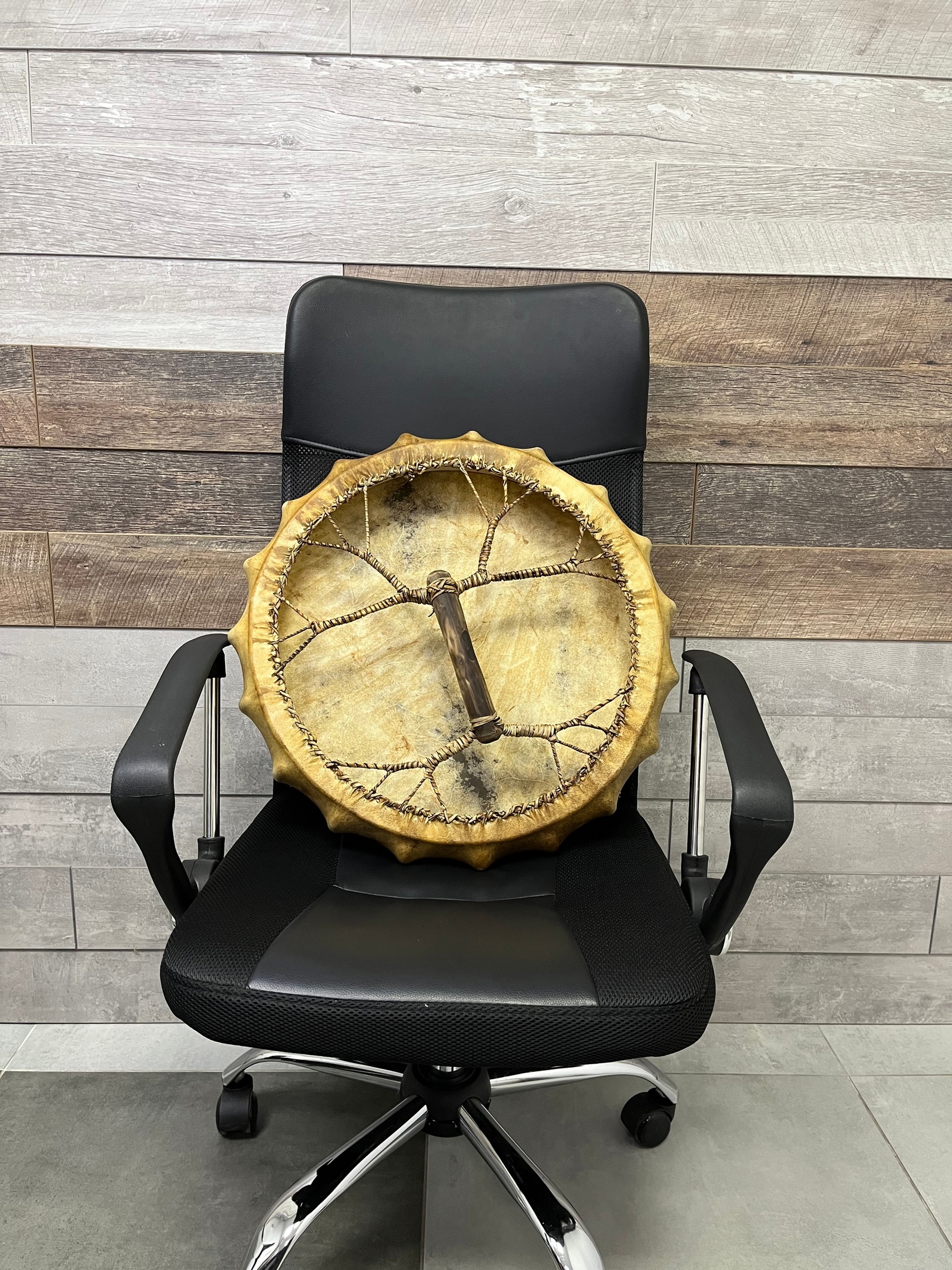 Шаманский бубен (Натурального окраса 19 резонаторов)